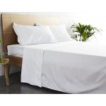 JAMIE DURIE BY ARDOR HOME 225THC BAMBOO COTTON QUEEN SIZE SHEET SET  (WHITE)  NOW $175.00